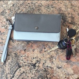NWT Leather Coach Clutch/Wallet